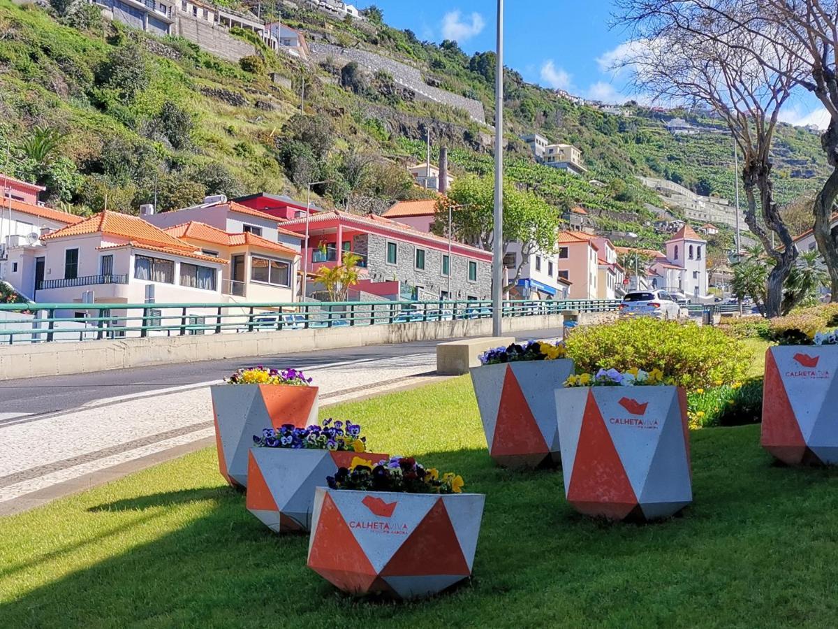 Charming Studios In Calheta Beach - Villa Esmeralda エクステリア 写真