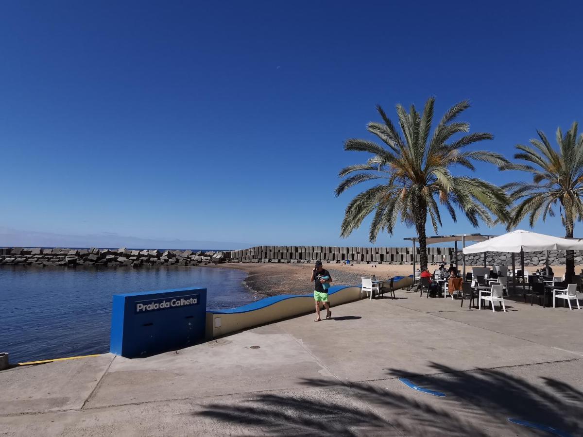 Charming Studios In Calheta Beach - Villa Esmeralda エクステリア 写真